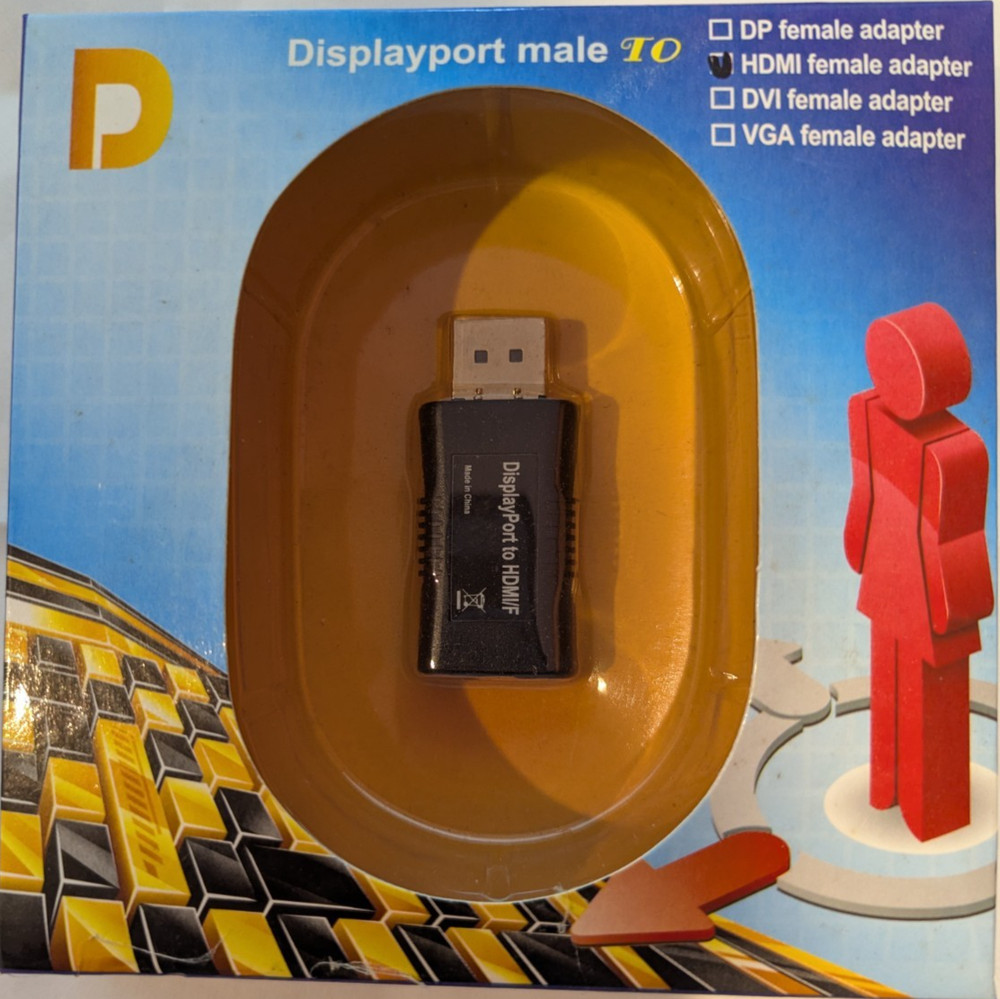 Displayport male TO HDMI female adapter