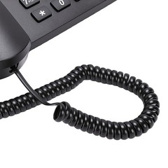 Cordless Landline Phone Dual SIM Multifunction For Home Black Easy To Use