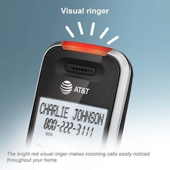 BL102-2 DECT 6.0 2-Handset Cordless Phone for Home with Answering Machine, Ca…