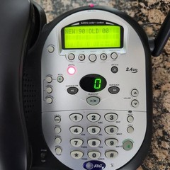 AT&T Corded Telephone Answering System Model 1487 TESTED w/ Pwr. Adapter, Manual
