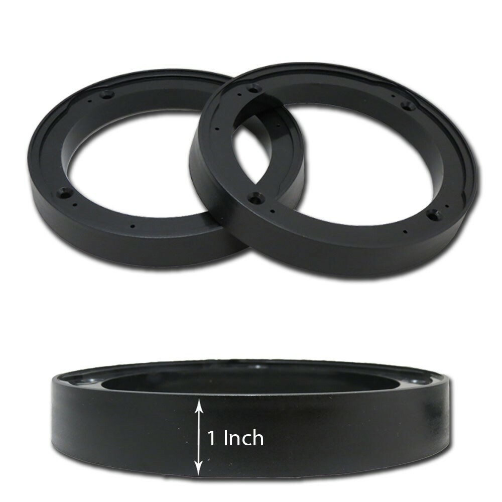 UNIVERSAL 1″ PLASTIC DEPTH RING ADAPTER/ SPACER FOR S/2 5.25″ – 6″ CAR SPEAKERS