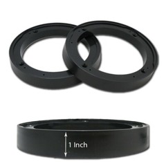 UNIVERSAL 1″ PLASTIC DEPTH RING ADAPTER/ SPACER FOR S/2 5.25″ – 6″ CAR SPEAKERS