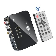 NFC Bluetooth 5.0 Transmitter Receiver Wireless 3.5mm AUX to 2RCA Audio Adapter