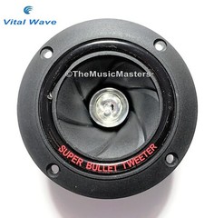 Pair 4″ inch Super Bullet Horn TWEETER Speakers with LED Car Audio Home Stereo