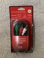 GE 33321 GE Component Audio/Video Coaxial Cable 6ft Connect Audio/Video Device
