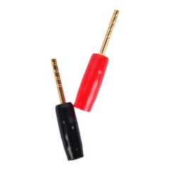 20 Pcs X Speaker Pin Connectors 2mm Gold Plated Banana Plugs Screw Terminal US
