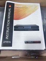 A-NeuVideo ANI-QUAD-GRPHX 4×1 HDMI SEAMLESS QUAD PiP/PoP SCALER
