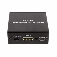 4Kx2K HDMI to 3.5MM Audio Converter SPDIF Optical Stereo Out Splitter Adapter b