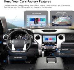 Dasaita Android 13 Car Stereo WiFi BT Navi 10.2″ for 2014-2021 Toyota Tundra