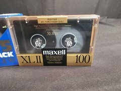 Maxell Audio Cassette Tapes 7pc Lot High Resonanceproof 90/100 Sealed