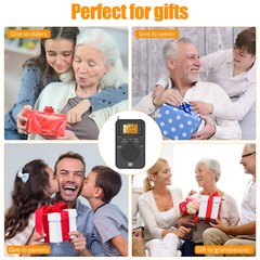 Portable Pocket Digital LCD AM FM Radio Battery Powered Receiver w/Loud Speaker