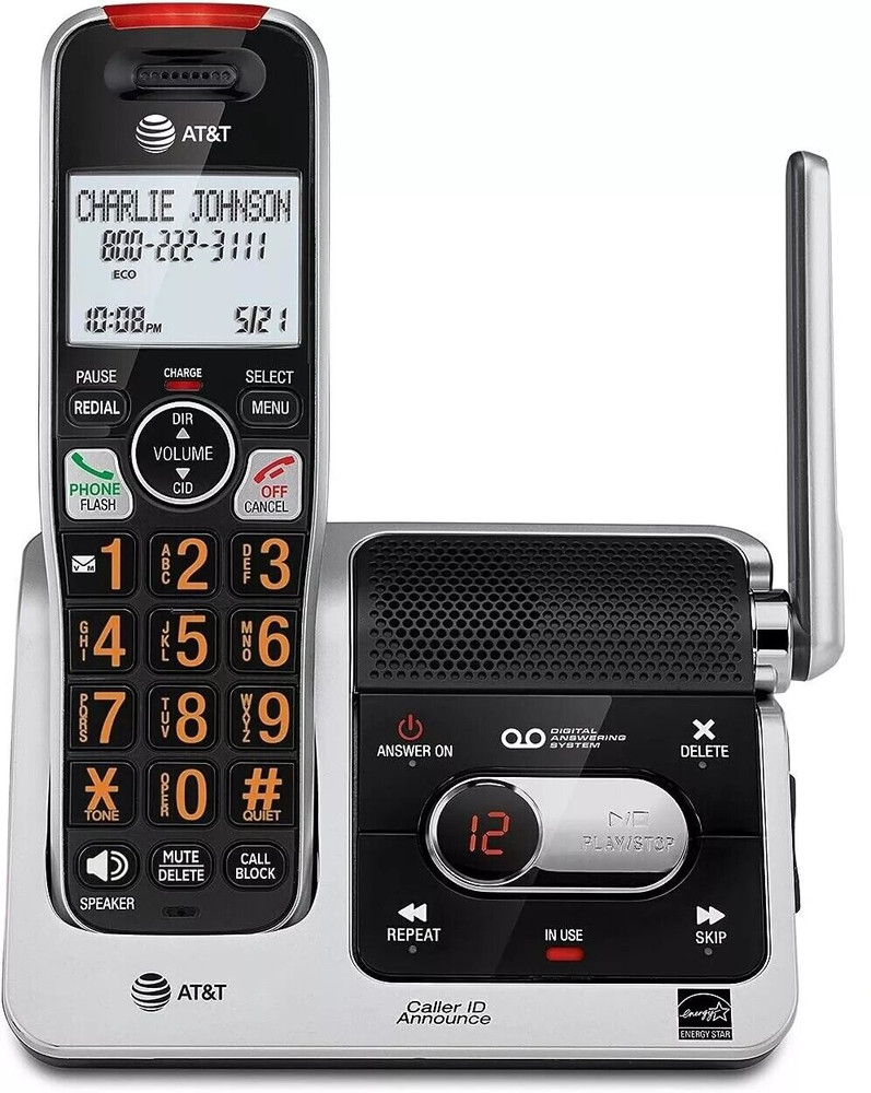 AT&T BL102 Cordless Phone Answering Machine Call Block 1 Handset DECT 6.0 #3