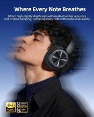 Lightweight Active Noise Canceling Headphones: 120 Hours & 360° Audio Experience