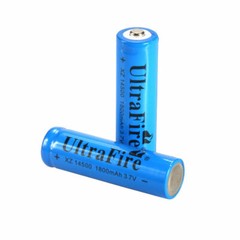 UltraFire 14500 Battery 1800mAh Li-ion 3.7V Rechargeable Cell Batteries USA LOT