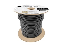 Monoprice Speaker Wire, CL2 Rated, 2-Conductor, 12AWG, 100ft, Black