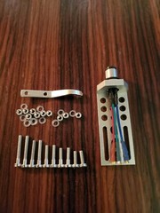 CNC Aluminum turntable Headshell , gold plated wires 30 piece Aluminum Screw set