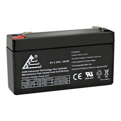 6V 1.2Ah REPLACEMENT BATTERY FOR LEOCH DJW6-1.2 F1 6V1.3AH 6V1.4AH 6V1.2AH LP6