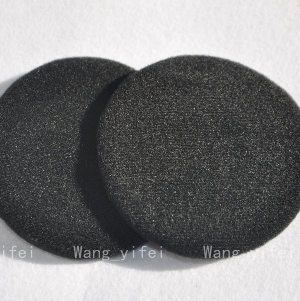70mm flannel fabric Foam Ear pads Earpad Covers For Earphone 10 pcs