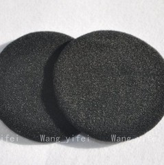 70mm flannel fabric Foam Ear pads Earpad Covers For Earphone 10 pcs