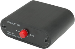 M1 2 in 1 Out 3.5Mm Stereo Audio Switch Aux Switcher Speaker Selector Splitter B