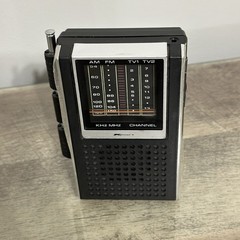Kmart AM-FM TV-1 TV-2 Pocket Radio Hong Kong 31-56
