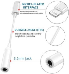 Apple MFi Certified 3 Pack Lightning 3.5mm Headphone Aux Audio Jack Adapte…!