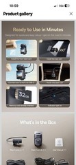Baseus VD1 Pro Solar Dash Cam Front and Rear, 4K+1080P Dash Camer – SEALED