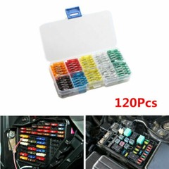 Car Motorcycle Mini Low Profile Fuse Box 5 7.5 10 15 20 25 30 AMP ATM APM 120Pcs