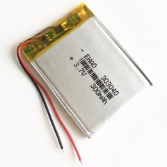 4 x 300mAh 303040 3.7V Li-po Polymer Rechargeable Battery for Mp3 Radio GPS PAD