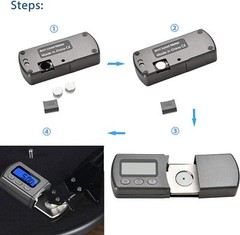 Digital LCD Cartridge Scale Gauge 0.01g/5.00g Turntable Stylus Force Scale Gauge