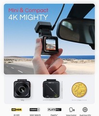 Vantrue E1 Pro 4K Mini Dash Cam | HDR Night Vision | Parking Mode | 1TB Support