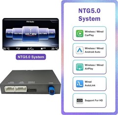 WirelessWireless Carplay Android Auto Retrofit For Benz S550 S W222 NTG5.0 15-18