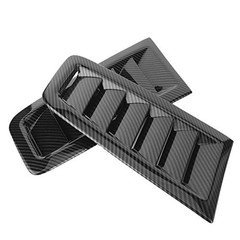 Hood Vents, 2Pcs Universal Car Hood Vent Wear Bonnet Vents Carbon Fiber Pattern