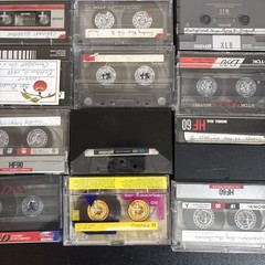 36 Cassette Tape Lot Sold As Blanks TDK Maxell Sony Fuji Scotch Reusable