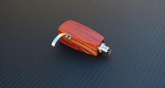 Custom-Made Wood Headshell for Ortofon SPU GT Royal N cartridges – Cocobolo Wood