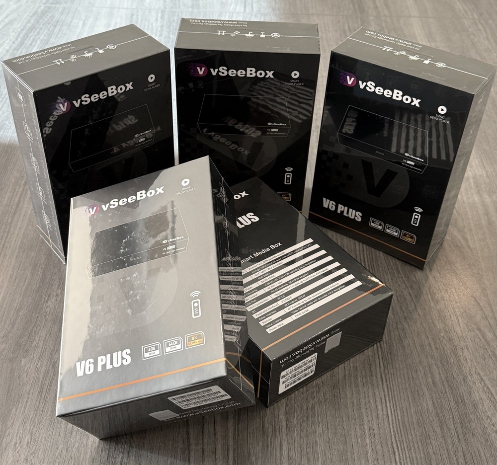 vSeeBox V6 Plus – Brand New – Sealed – 2026 Model