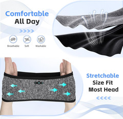 Sleep Headphones Bluetooth 6.0 Headband, 3-IN-1 Sleeping Headband Headphones for