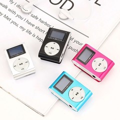 Clip On MP3 Music Player With Digital LCD Screen Mini Clip Support 32GB Micro SD