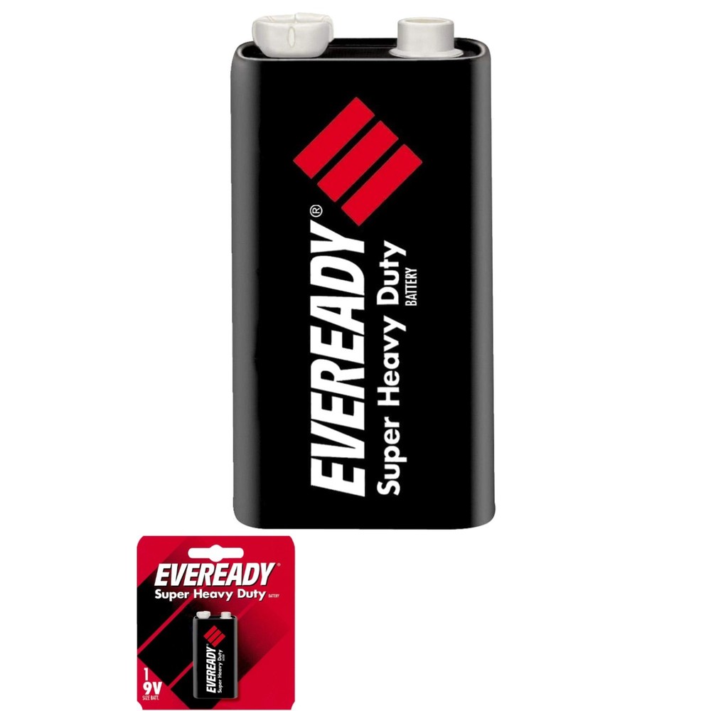Single Use Super Heavy Duty 9V Battery – Perfect for High Drain Devices