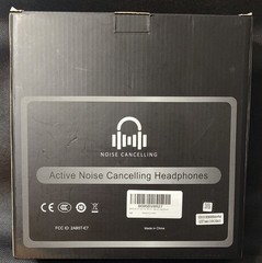 E7 ACTIVE NOISE CANCELLING HEADPHONES WITH BLUETOOTH AND BUILT-IN MICROPHONE.