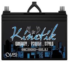 Kinetik Kinetik HC800-BLU 800 Watt 12V High Current AGM Car Audio Power Battery