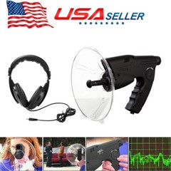 Parabolic Sonic Listening Device Microphone Amplifier Spy Bionic Ear Sound 100m