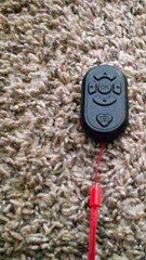 Mini Wireless Universal Remote Control Black 3.3in x 1.6in x 0.5in