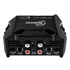 Timpano 4 Channel Amplifier Car Audio 4 x 125 Watts 4.5 x 3 x 2.5 Inch, Gray