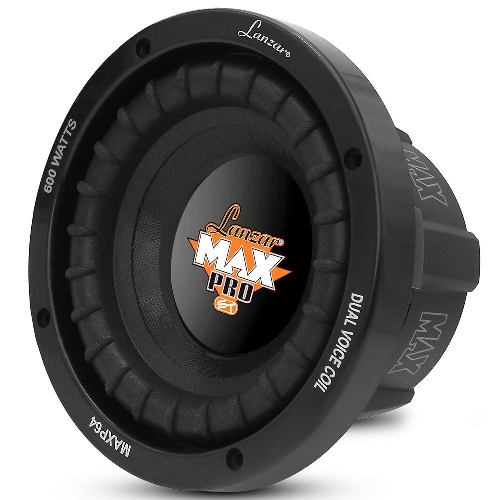 Lanzar Max Pro 6.5” 600 Watt Small Enclosure 4 Ohm Subwoofer