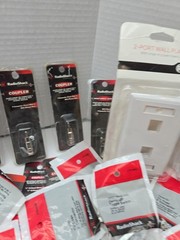 RADIOSHACK 275-0653 DPDT HEAVY DUTY TOGGLE Wall Plate Coax Radio Shack Lot TV