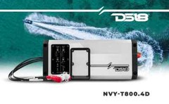 DS18 NVY-T800.4D Waterproof 4-Channel Marine UTV ATV 2400 Watt Class D Amplifier