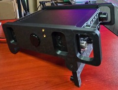 Radioddity QT80 (Anytone AT-6666 Pro) Side Rails with Flip Stand+Mic Holder