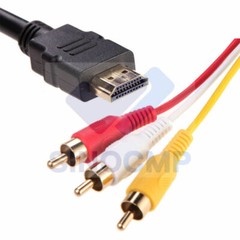 1080P HDMI Male To 3 RCA Video Audio AV Component Converter Adapter Cable HDTV~