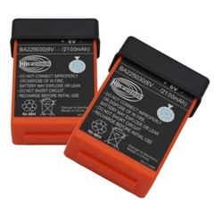 4 Pack 2100mAh BA225030 6V Rechargeable HBC Radiomatic Remote Control Battery